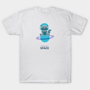 Astronaut Raccoon T-Shirt